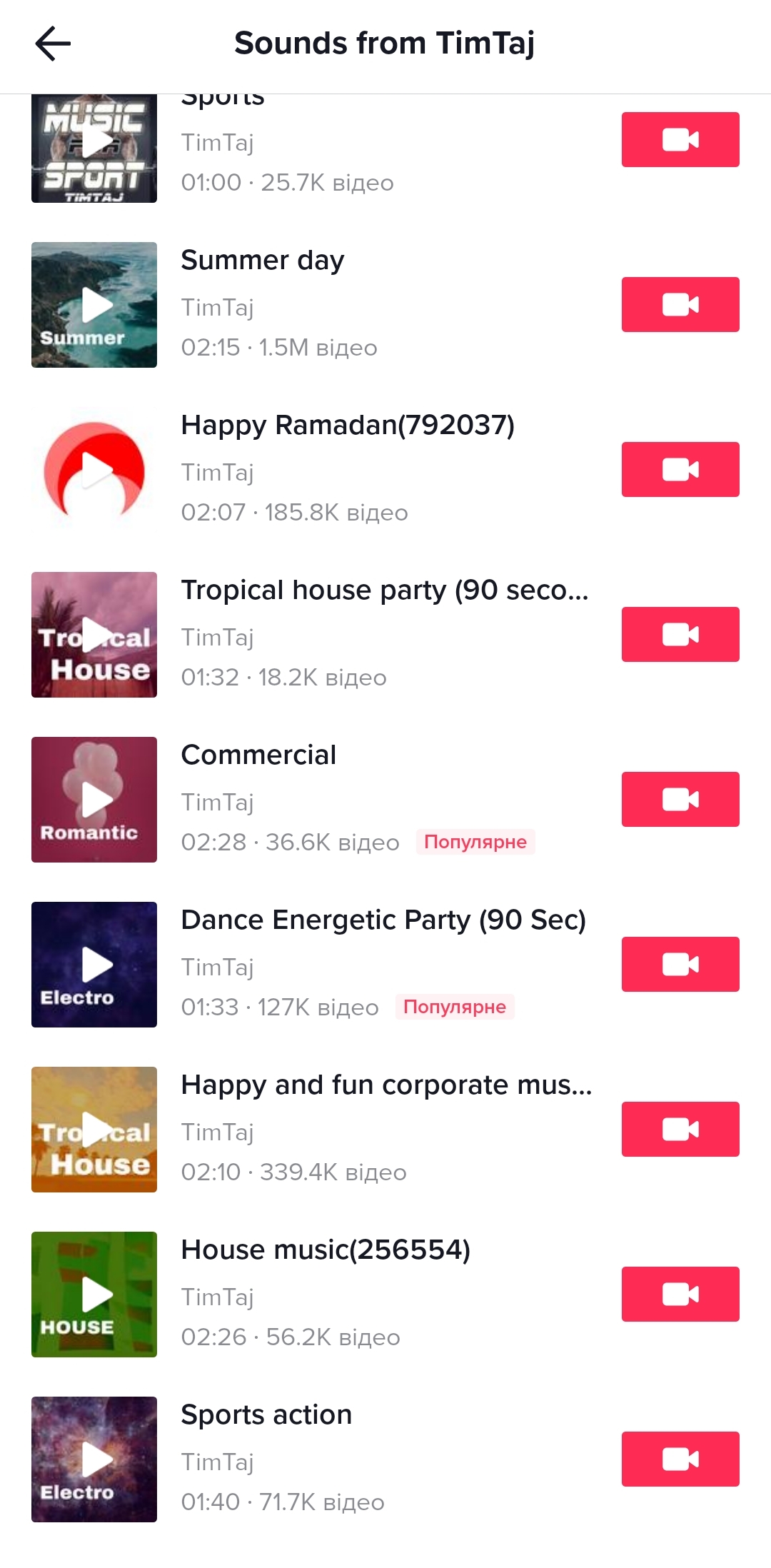 My tracks on TikTok have been featured in over 10 million videos